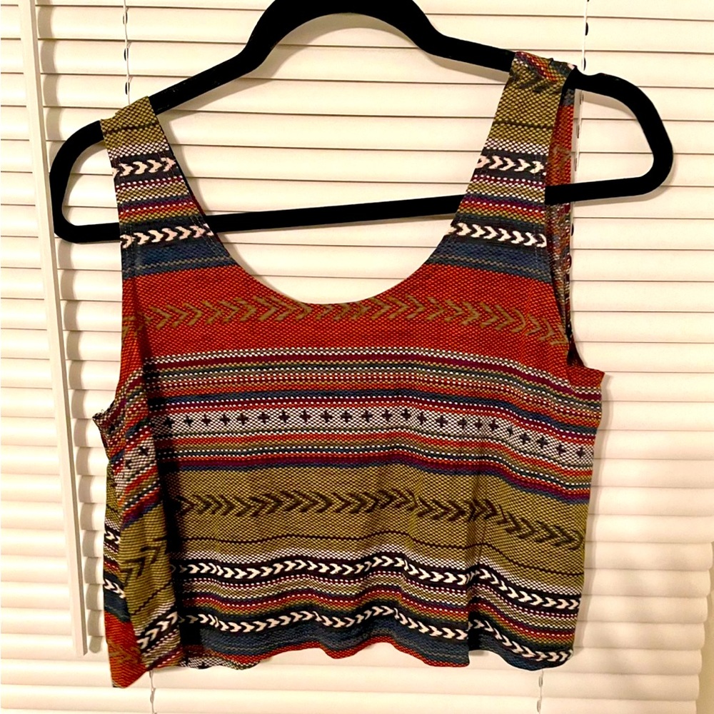 Aztec Crop Top - Picture 2 of 2